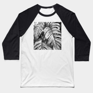 Black and white palm tree Baseball T-Shirt